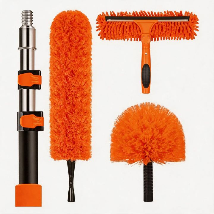 High-Performance Cleaning Kit with Adjustable Pole Stornfield