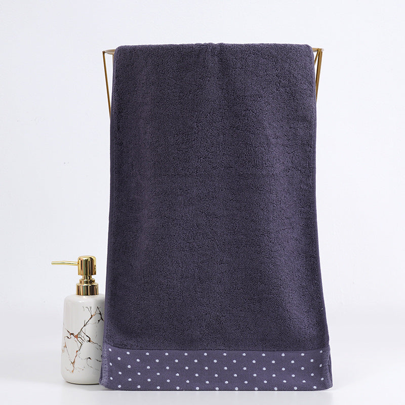 Terry Towel With Stylish Polka Dot Design Stornfield