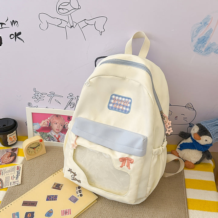 Cute Cartoon-Embellished Mini Backpack Stornfield