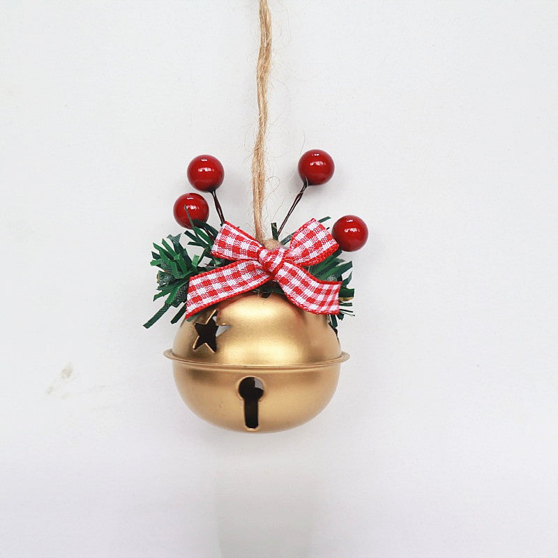 Christmas bell with decorative wreath