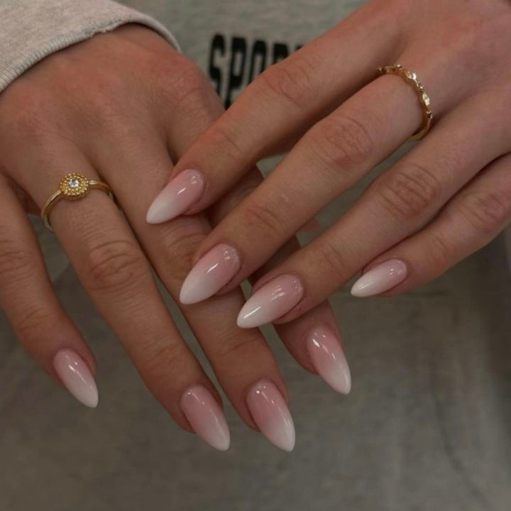 Elegant Ombre Stiletto Nail Enhancements