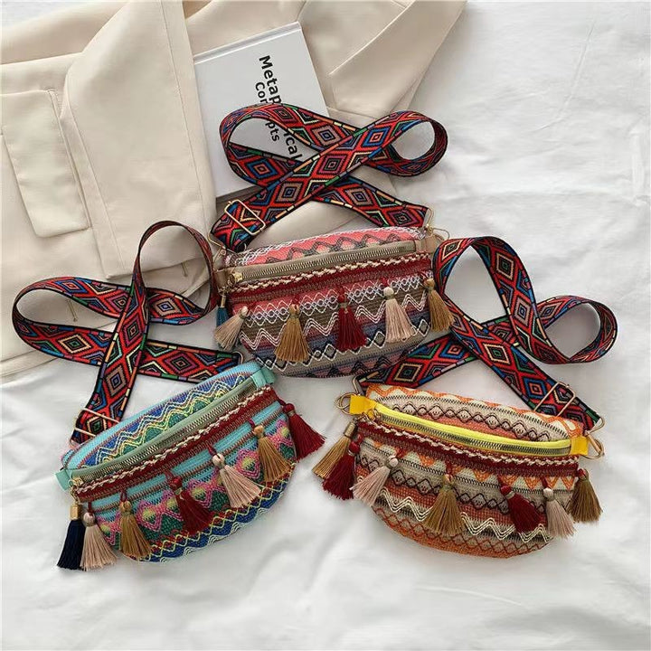 Colorful Embroidered Crossbody Bag Stornfield