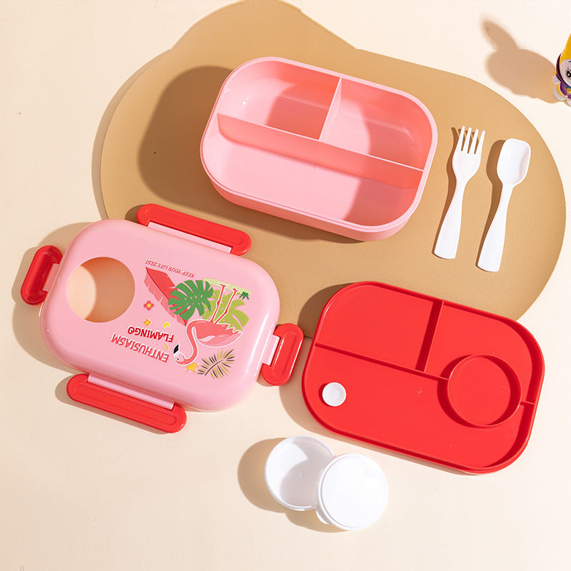 Creative Cartoon-Themed Lunch Box Set