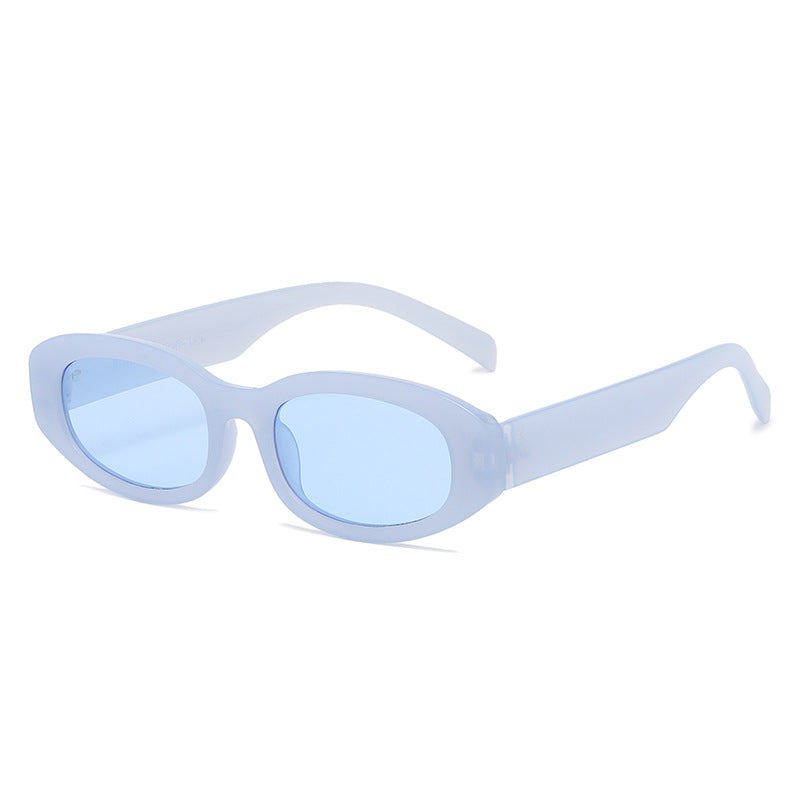Ladies fashionable sunglasses in minimalist oval design Stornfield