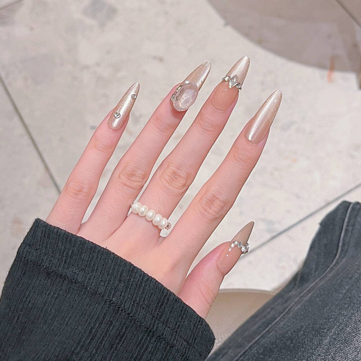 Luxury Decorative Press-On Nail Art Stornfield