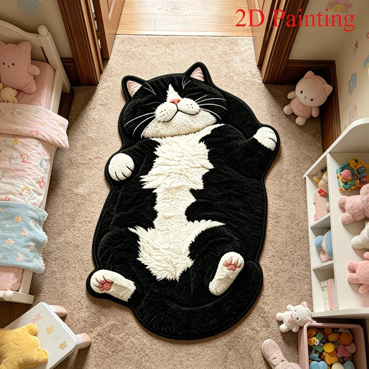 Cute Cat-Shaped Bath Mat