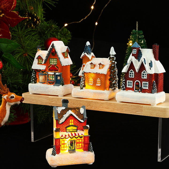 Decorative Christmas lighting with LED house design Stornfield
