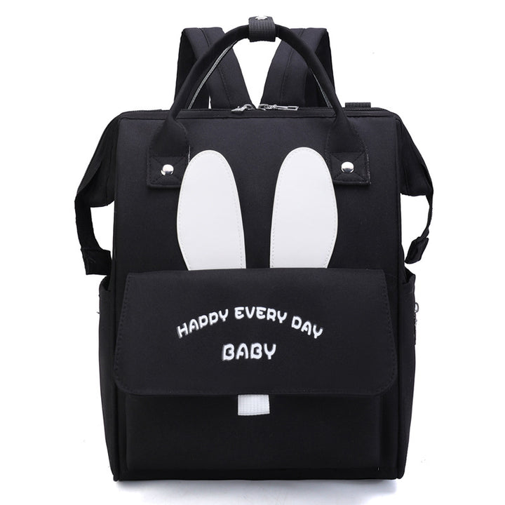 Playful Bunny-Themed Diaper Backpack Stornfield