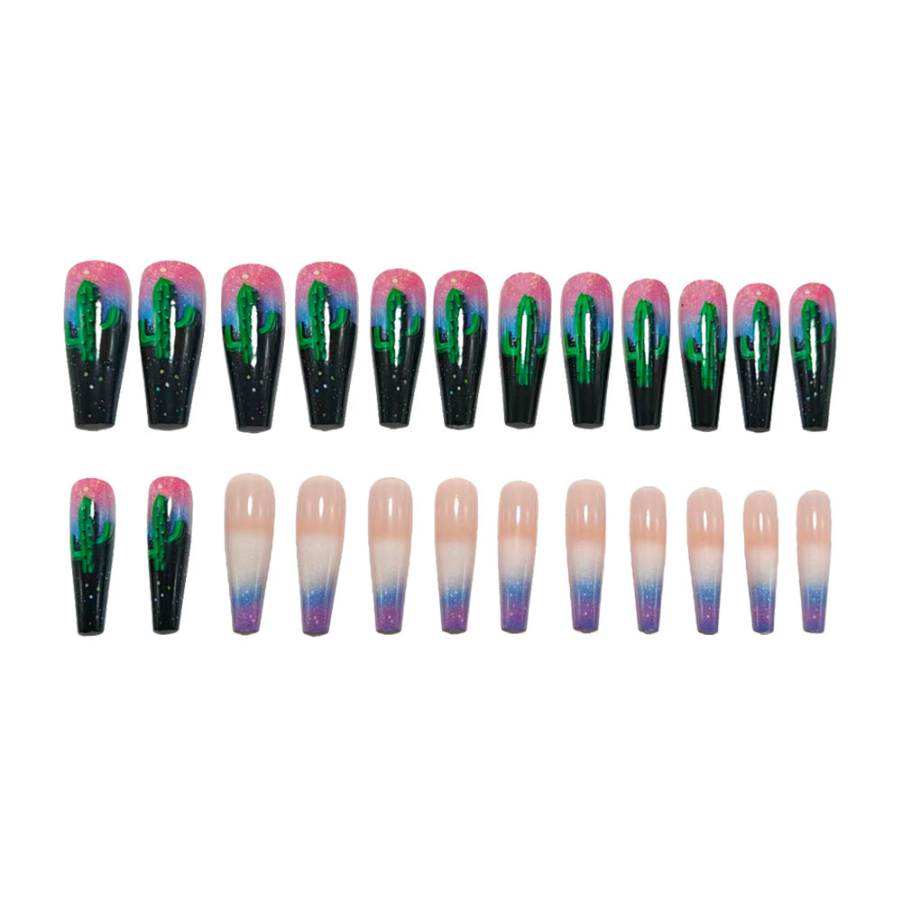 Creative Nail Art with Cactus Design Stornfield
