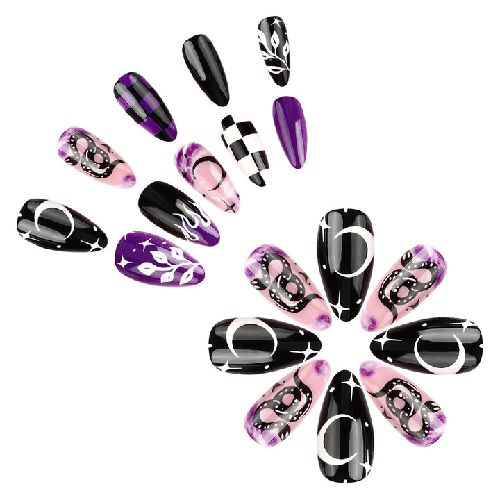 Artistic Checkerboard Nail Art Stornfield