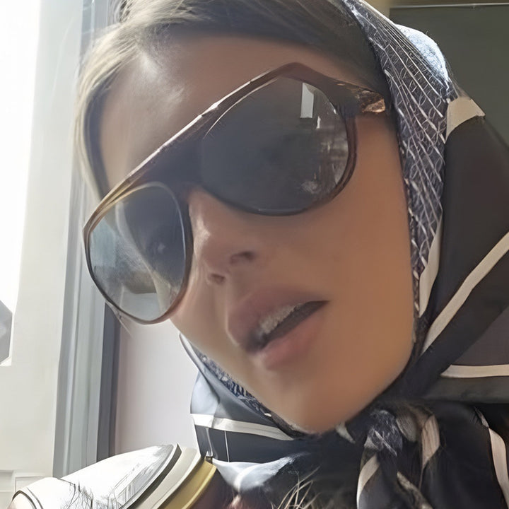 Ladies' fashionable oversized sunglasses with sporty design Stornfield