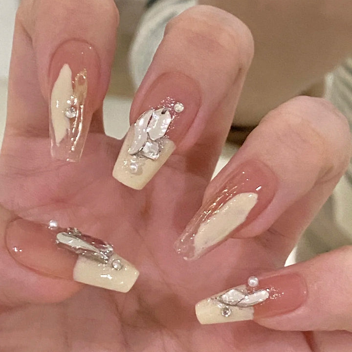 Glamorous Heart Nail Tips Stornfield