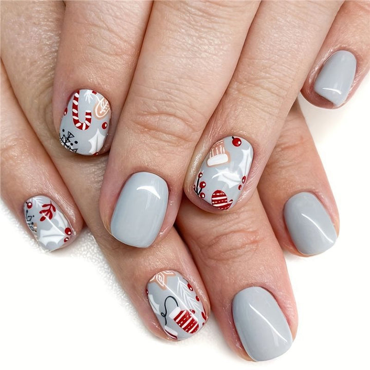 Festive Nail Art Wraps Stornfield