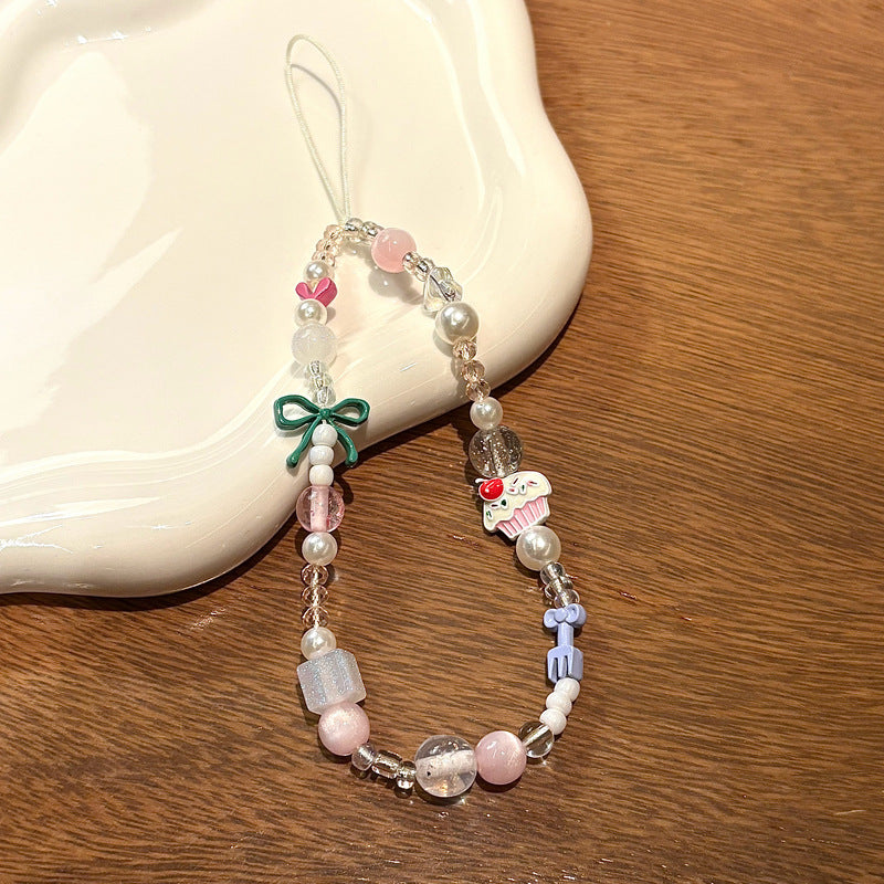 Playful Beaded Smartphone Charm Holder Stornfield
