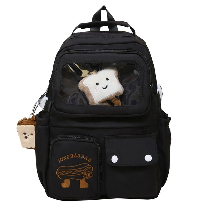 Multi-Functional Transparent Pocket School Backpack Stornfield