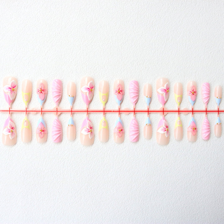 Creative Floral Nail Art