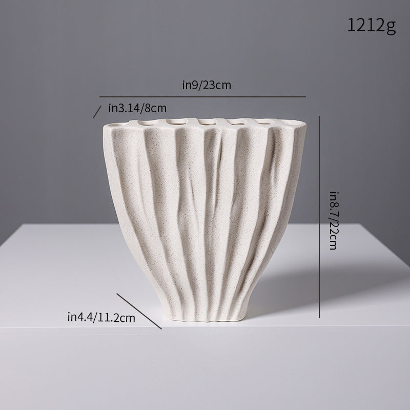 Decorative Textured Ceramic Vase