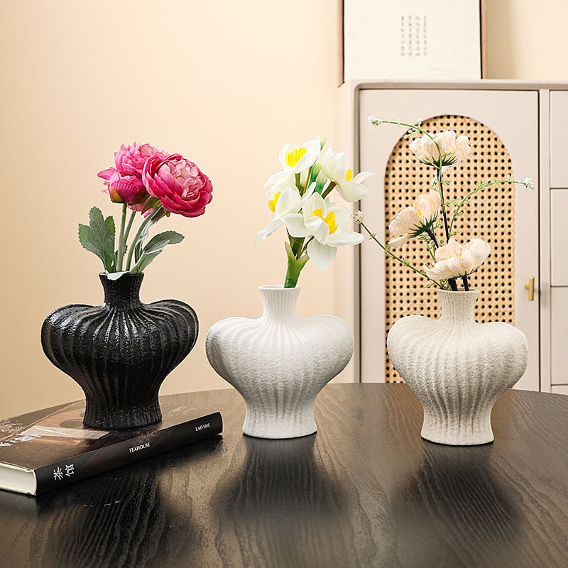 Artistic Textured Decorative Ceramic Vase