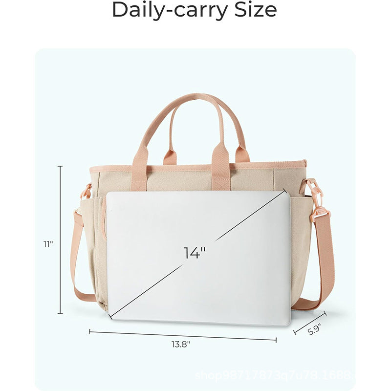Versatile tote bag with compartments Stornfield