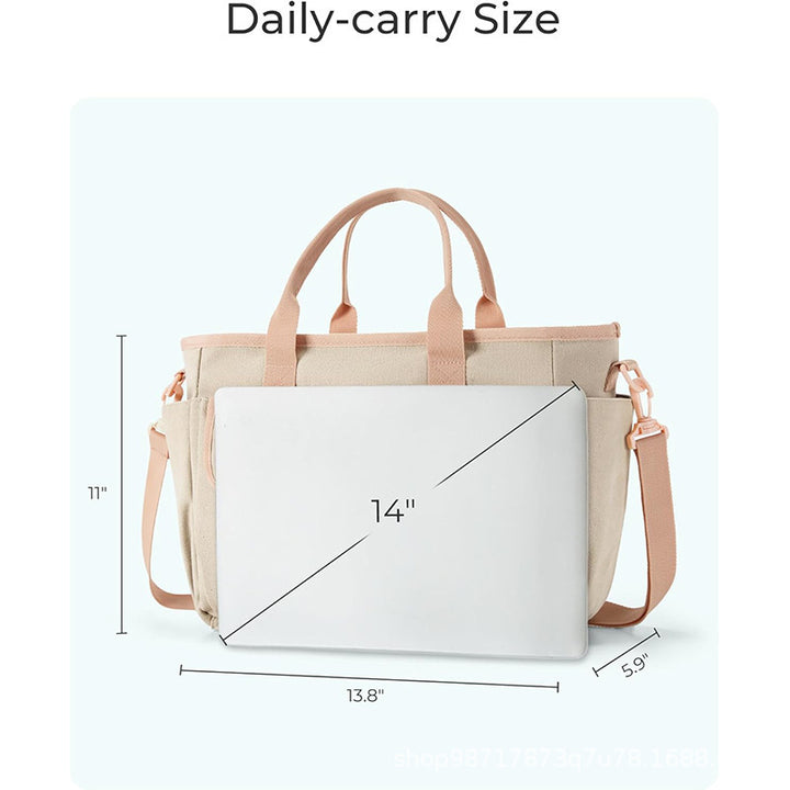Versatile tote bag with compartments Stornfield