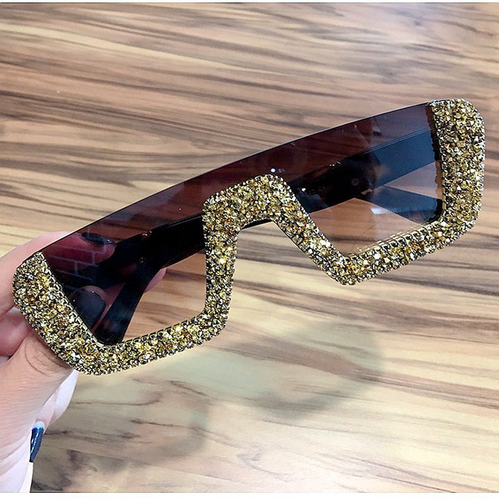 Ladies elegant glitter sunglasses with striking frame Stornfield