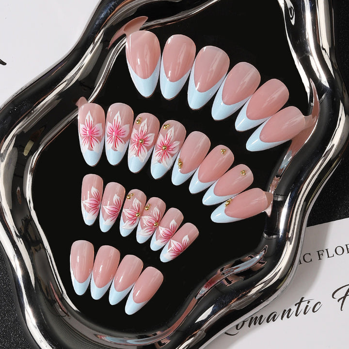 Floral Art Design Press-On Nail Set Stornfield