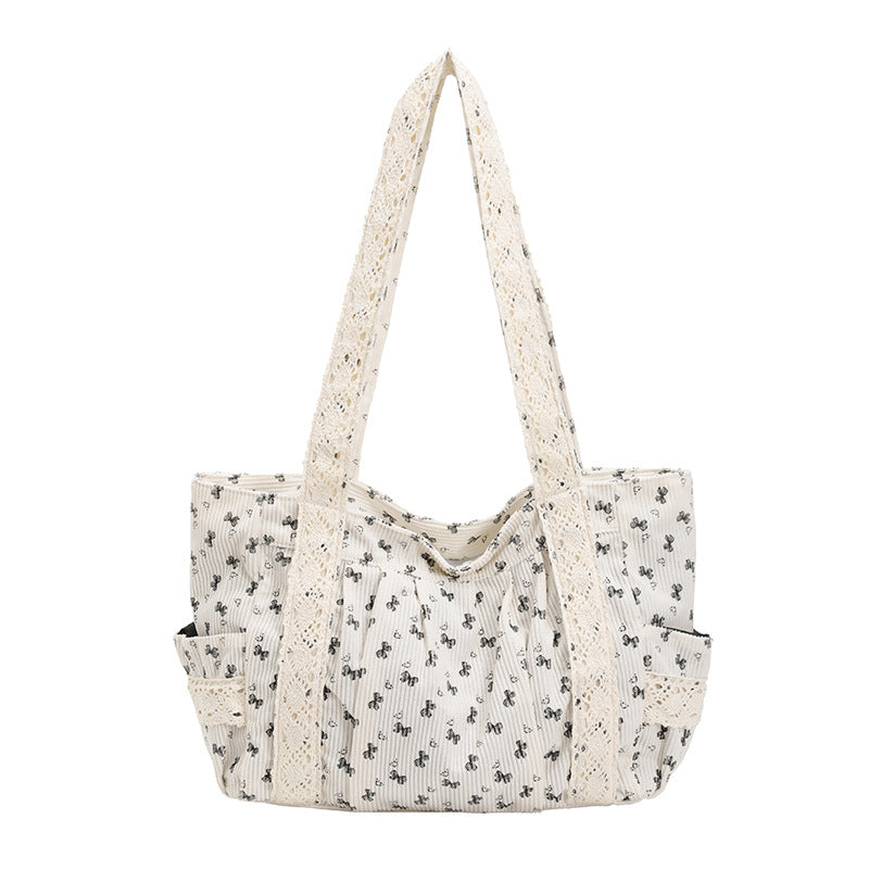 WoElegant Floral Print Tote Bag Stornfield