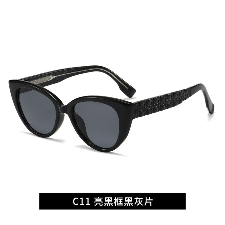 Women's Cat-Eye Sunglasses with Decorative Bridge Stornfield