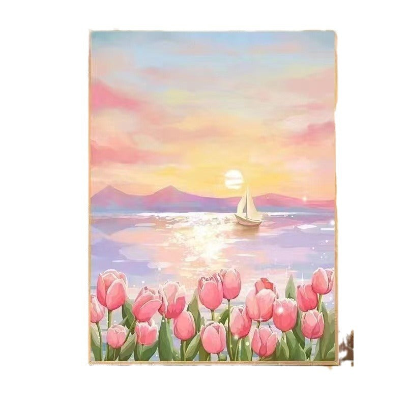 DIY Landscape Paint by Numbers Art Kit Stornfield