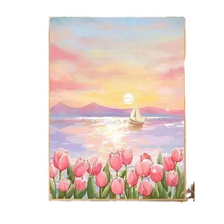DIY Landscape Paint by Numbers Art Kit Stornfield