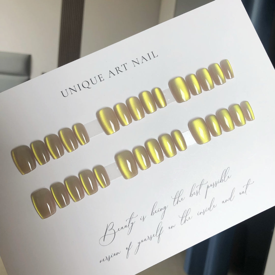 Vibrant Gradient Press-On Nail Art Set
