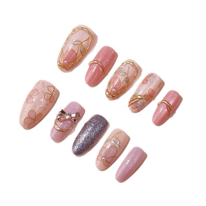 Artistic Press-On Nail Design Stornfield