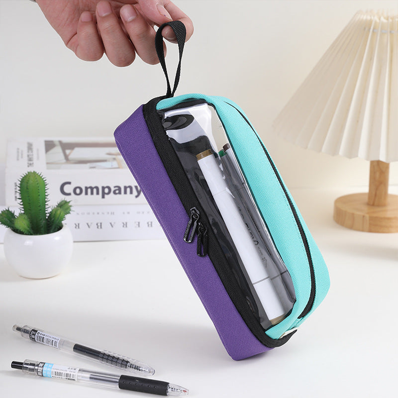 Premium Double-Zipper Pencil Case