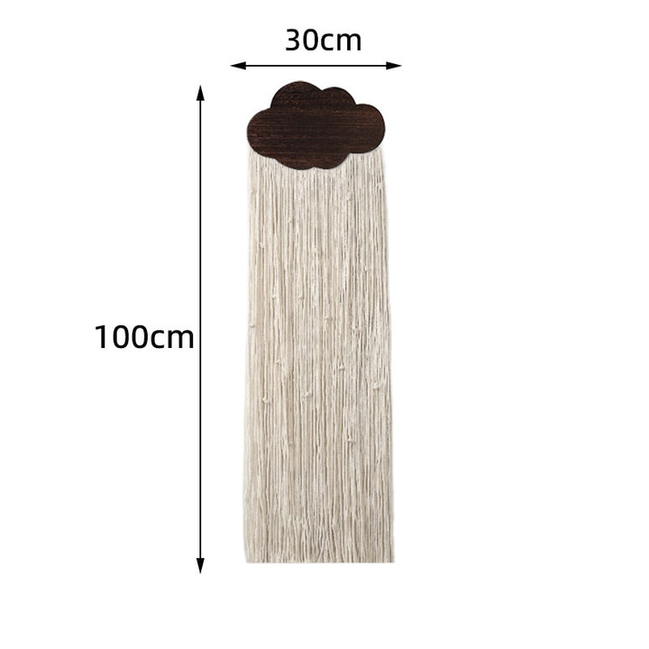 Macrame Wall Decor with Cloud Motif Stornfield