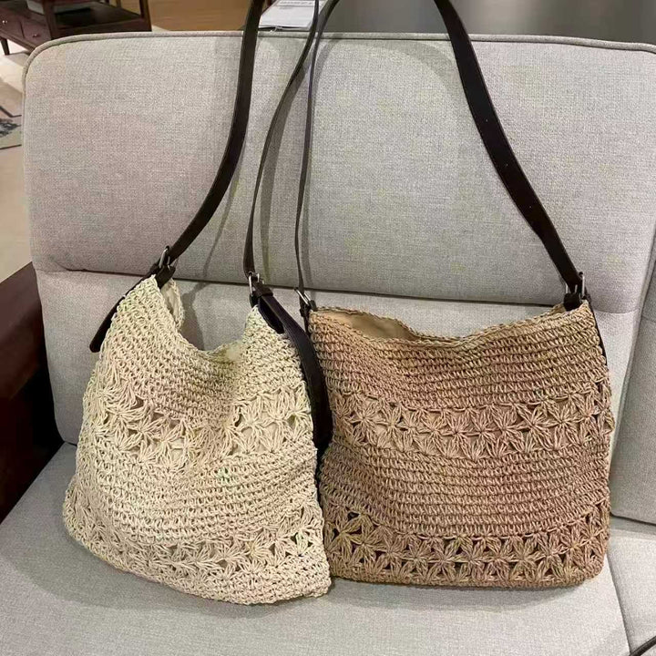 Woven Material Handbag with Adjustable Shoulder Strap Stornfield