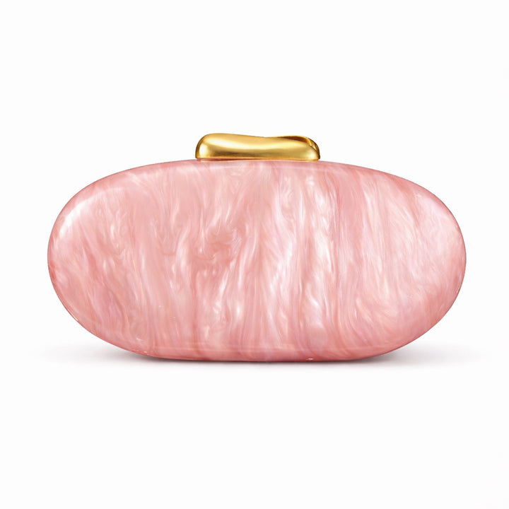 Marbled Acrylic Evening Clutch