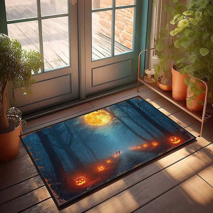Halloween-Themed Welcome Mat
