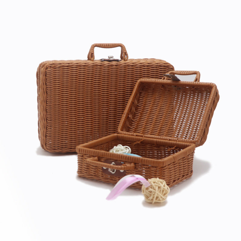 Handcrafted Woven Picnic Basket Stornfield