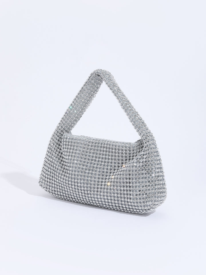 Crystal-Embellished Evening Handbag