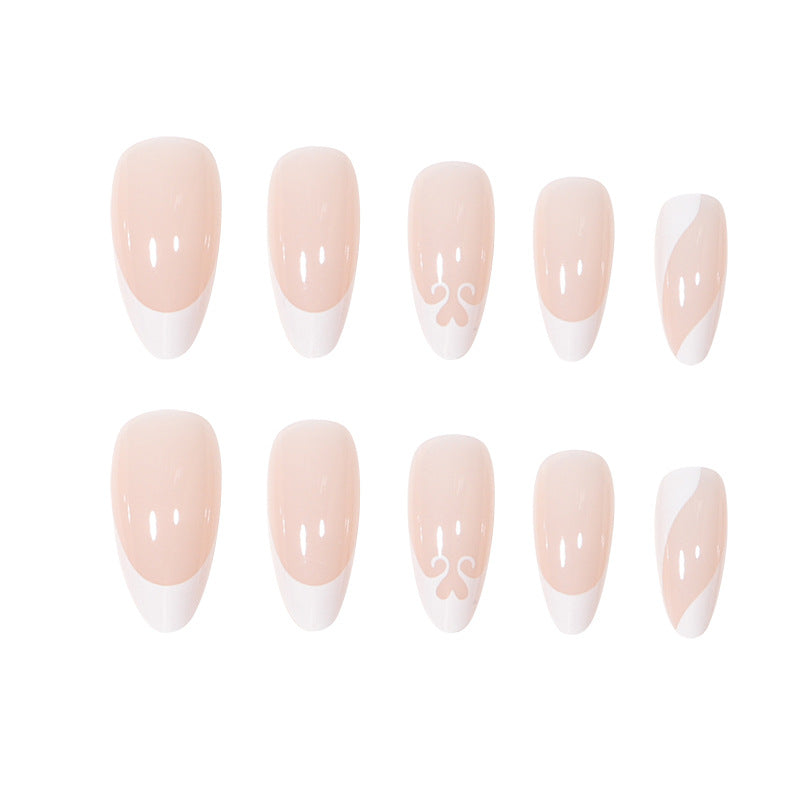 Premium Long Stiletto Press-On Nails with Elegant Design Stornfield