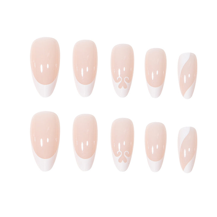 Premium Long Stiletto Press-On Nails with Elegant Design Stornfield