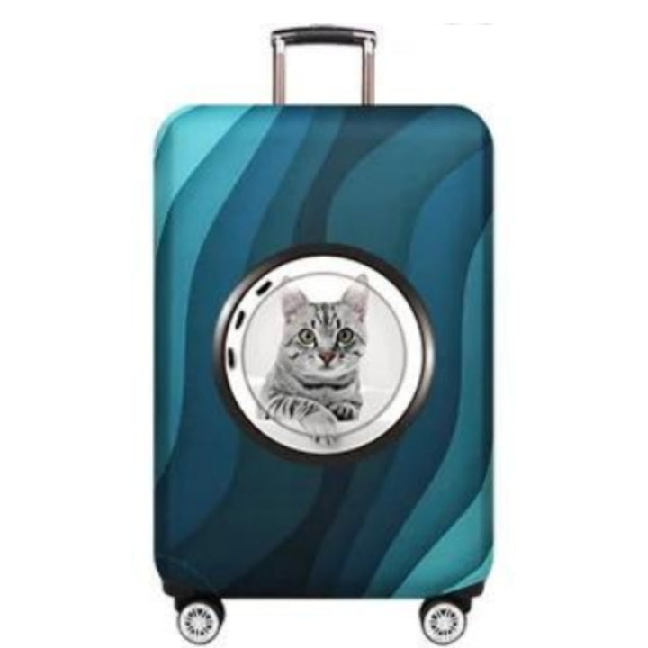 Women's Hard Shell Suitcase with Creative Animal Design Stornfield