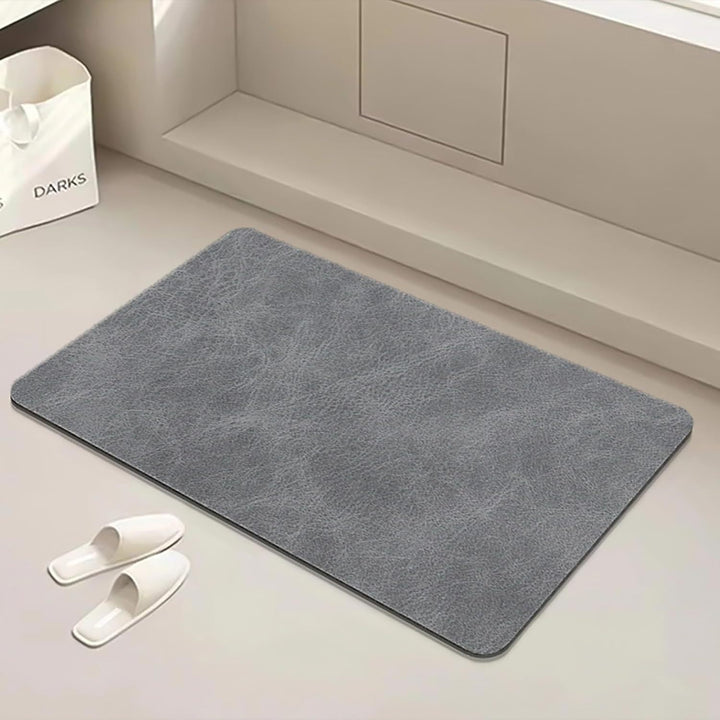 Modern Textured Bath Mat Stornfield