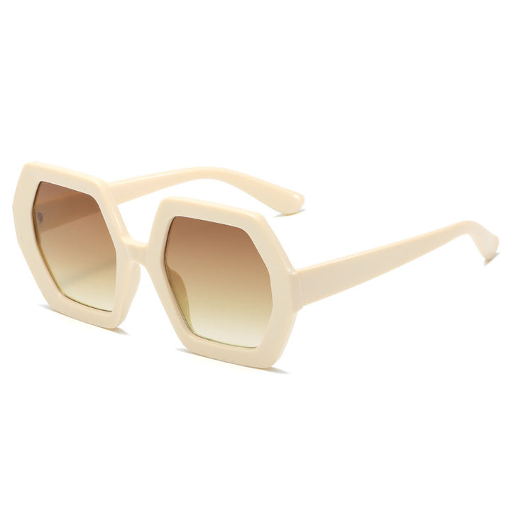 Ladies hexagonal sunglasses with comfortable frame Stornfield