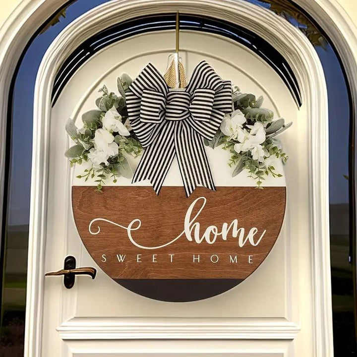 Decorative Wooden Wall Sign with