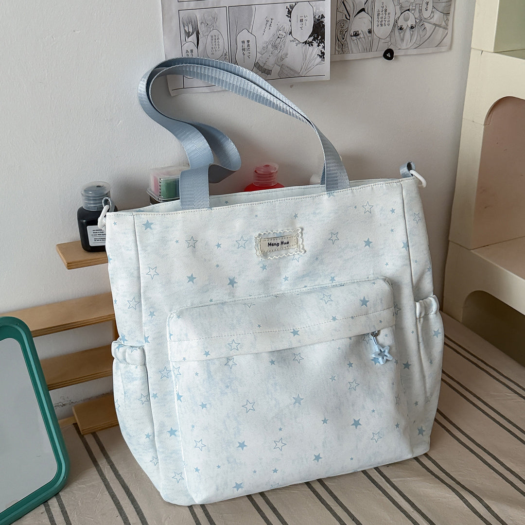 Star-Patterned Casual Tote Bag Stornfield