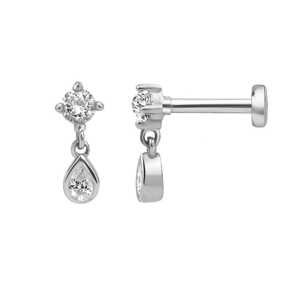 Ear studs with flat back | Stornfield