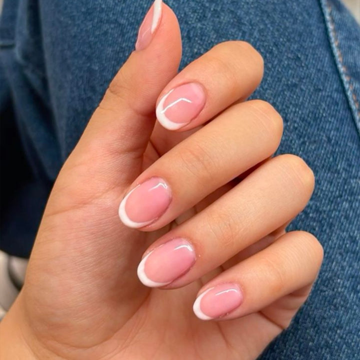 Floral Design Stiletto Press-On Nails