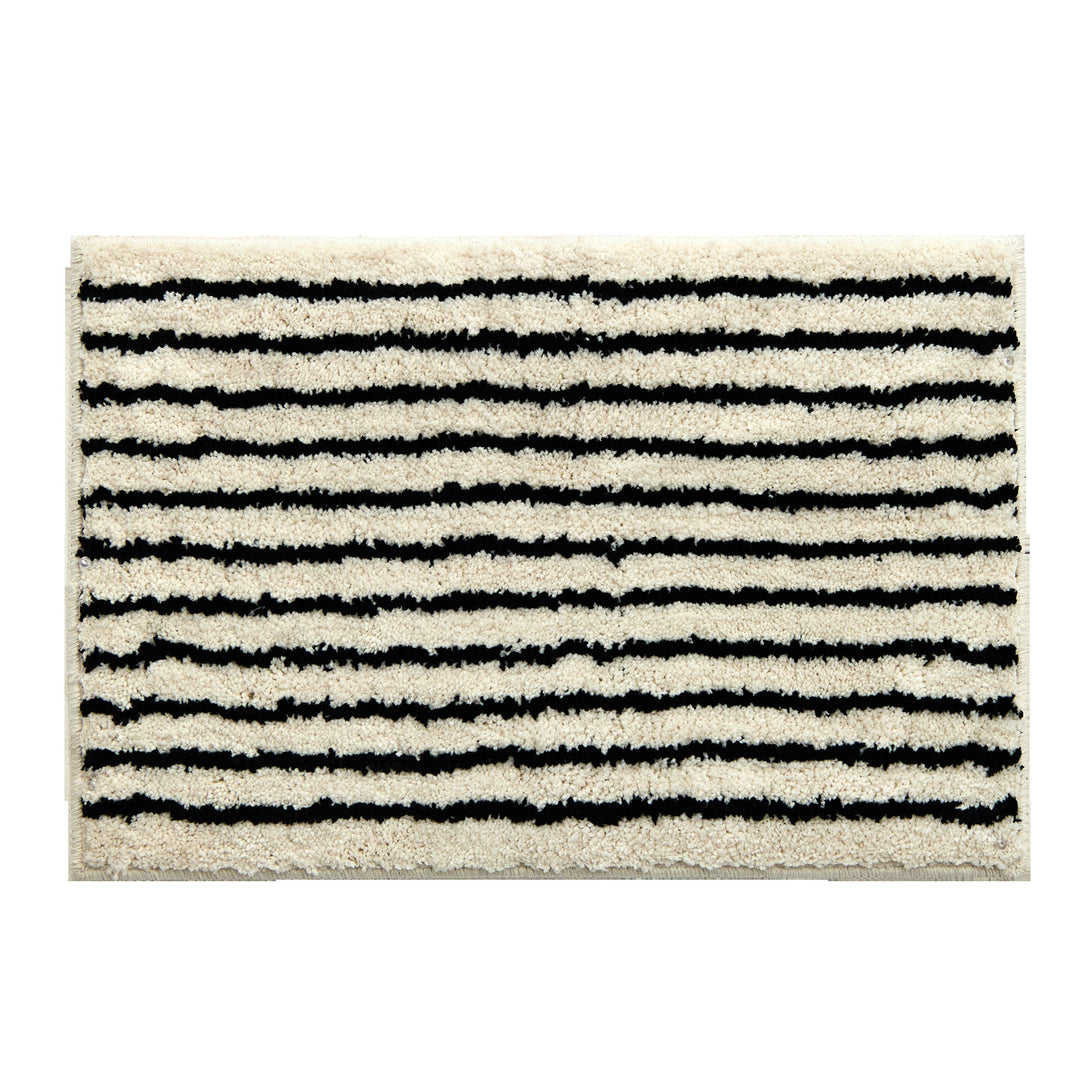 Soft Striped Bathroom Mat