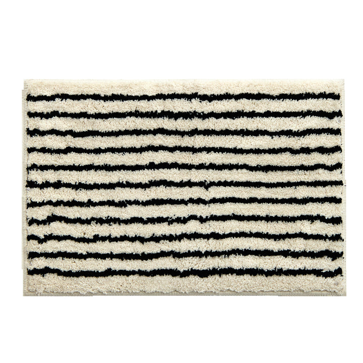 Soft Striped Bathroom Mat